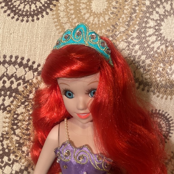 Disney Brass Key Ariel Little Mermaid Porcelain Princess 25th Ann. Edition - Picture 3 of 8